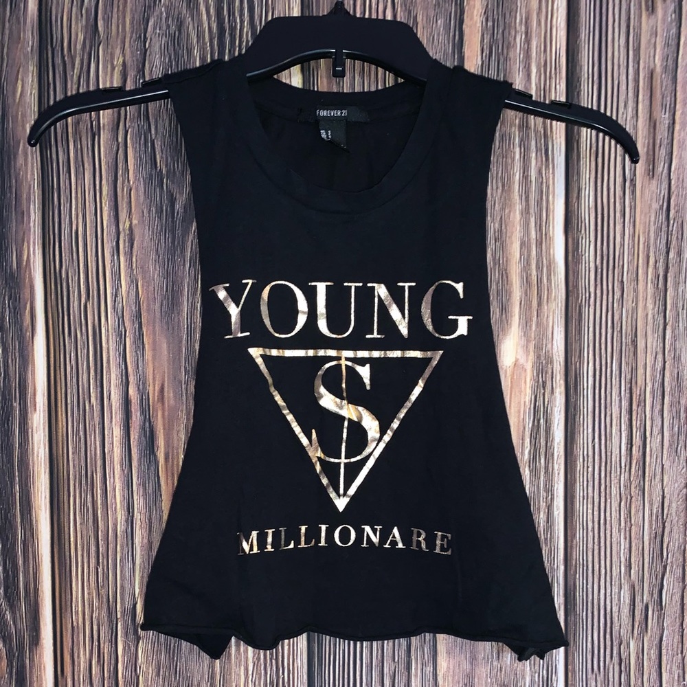 “Young Millionaire” Crop Top